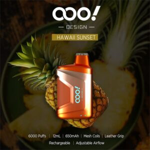 OOO！DESIGN 6000 Puffs POD Sekali Pakai Diposable Vape dengan pengalaman luar biasa pada aliran udara yang dapat disesuaikan dan koil jaring terintegrasi RAZ CA6000